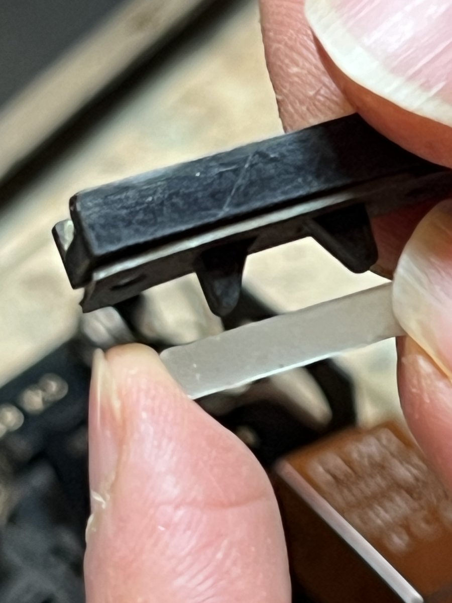 CARA members Jerry Spring VE6TL (L) and Ken Hill VE6AGD of the Bomber Command Museum, in Nanton, Alberta put Jerry’s radio crystal testing equipment to use.  These crystals from the Nanton museum collection.