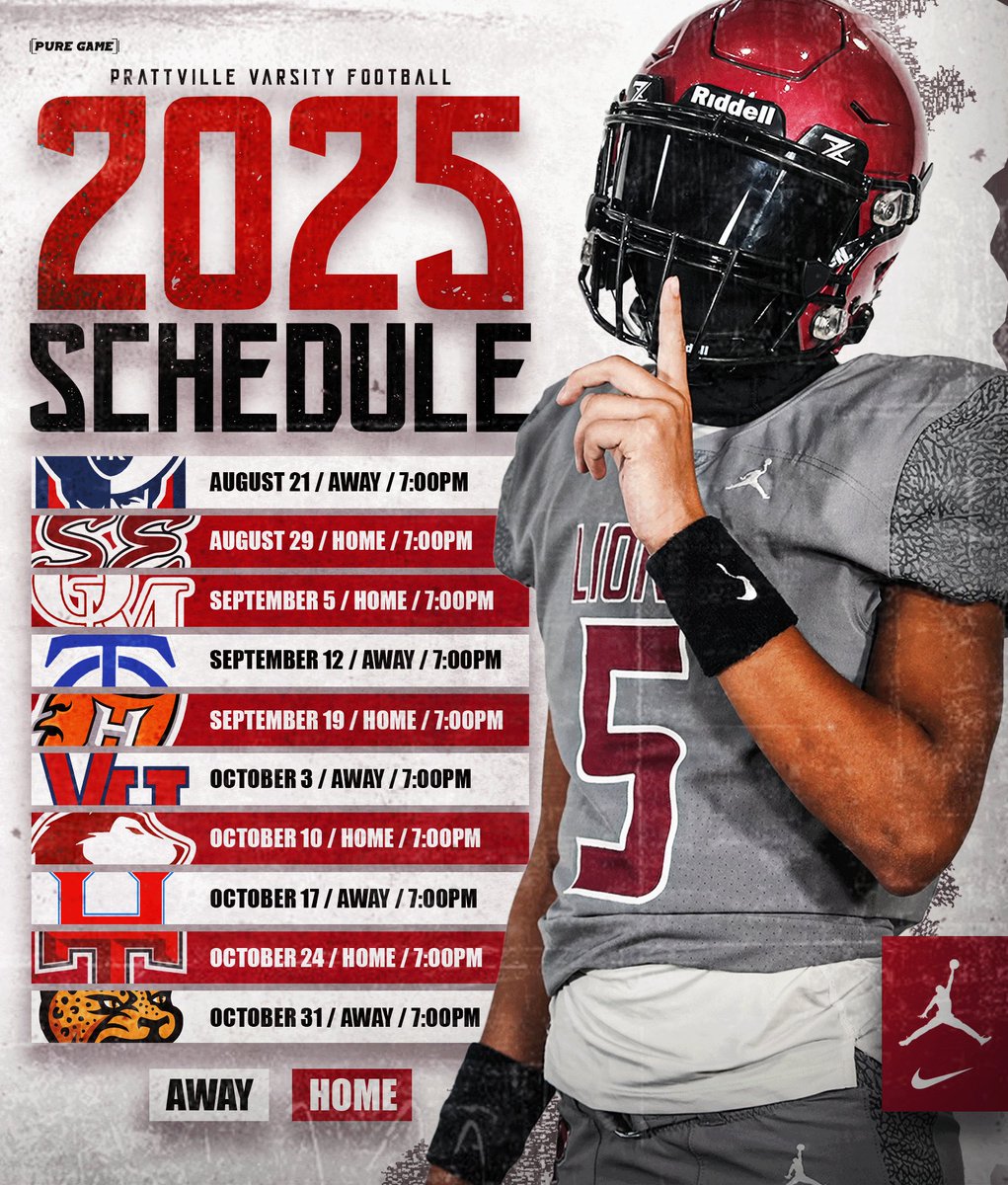 2025 Home and Away schedule‼️ mark your Calendars‼️🦁 #Pride25