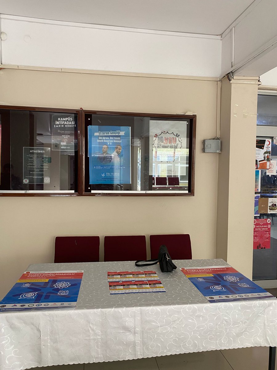 📣 Kudakaf 25 kapsamında üniversitemizde öğrencilerimizin yetenek kapısı ve fuar kayıtlarını farklı fakültelerde gerçekleştirmeye devam ediyoruz! ✨

#yetenekheryerde #AtatürkÜniversitesi #fuar #kariyerfuarı