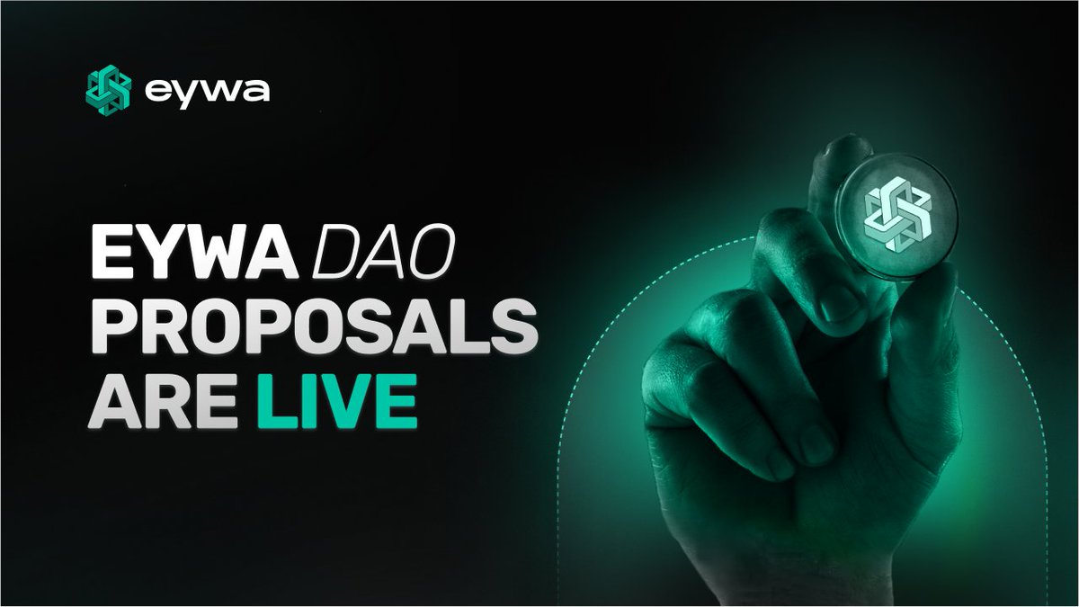 ⚙️ New on CrossCurve: Proposals

We’ve added a new section where $EYWA holders will soon be able to submit requests for future DAO votes.

👉 app.crosscurve.fi/proposal

Get ready to influence key decisions! First one is already there 👇