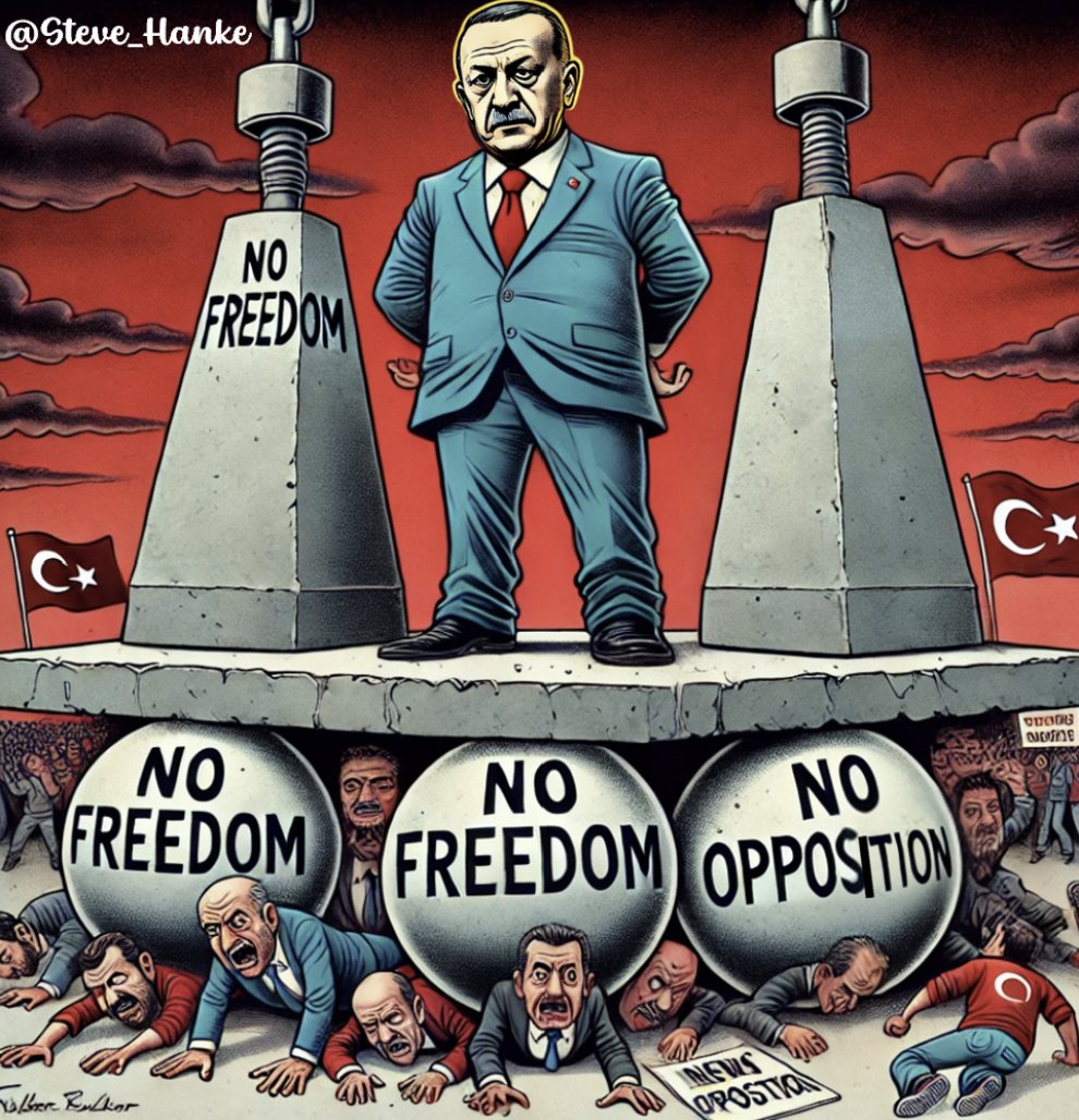 #TurkeyWatch🇹🇷: On Monday, Pres. Erdoğan called the protests over the jailing of Istanbul's Mayor Ekrem Imamoglu "evil" and a "movement of violence."

PRES. ERDOĞAN'S TURKEY = NO OPPOSITION = NO PROBLEM.