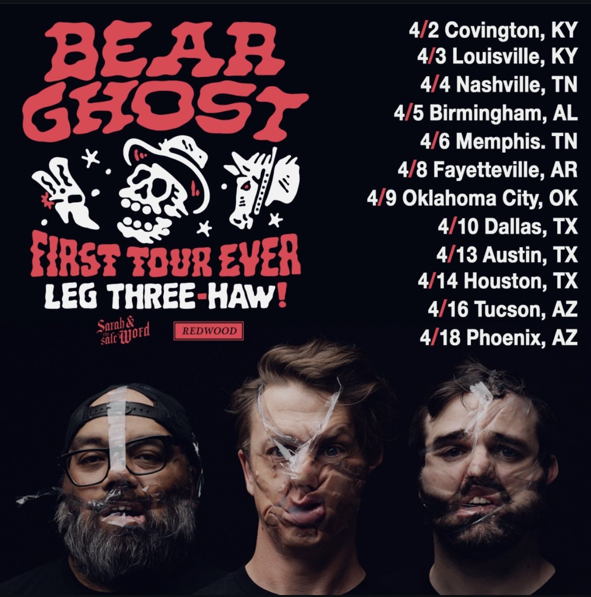 btw i’m tour managing for sarah and the safe word on this tour, do i know folks in these cities? hit me up!