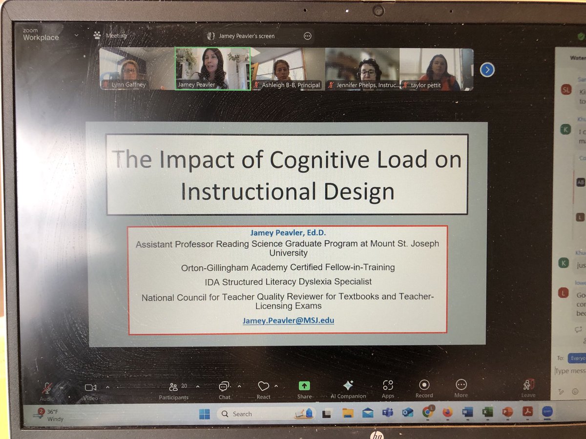 LearnLead_'s tweet image. Excited to have Dr. Jamey Peavler sharing her expertise on Instructional Design with our Watertown teachers today. #scienceoflearning