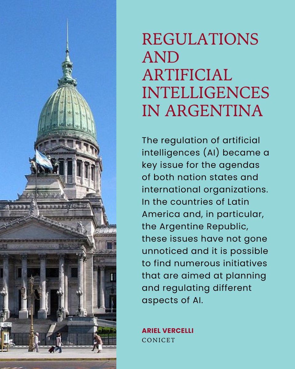 Now available in English! 🗣

✍️ Author: Ariel Vercelli
👉 revistas.ort.edu.uy/inmediaciones-… 

𝘐𝘯𝘔𝘦𝘥𝘪𝘢𝘤𝘪𝘰𝘯𝘦𝘴 𝘥𝘦 𝘭𝘢 𝘊𝘰𝘮𝘶𝘯𝘪𝘤𝘢𝘤𝘪ó𝘯 | Vol. 19 / Nº 1 (2024)

#artificialintelligence #regulations #publicpolicies #congressionalbills #Argentina #ai