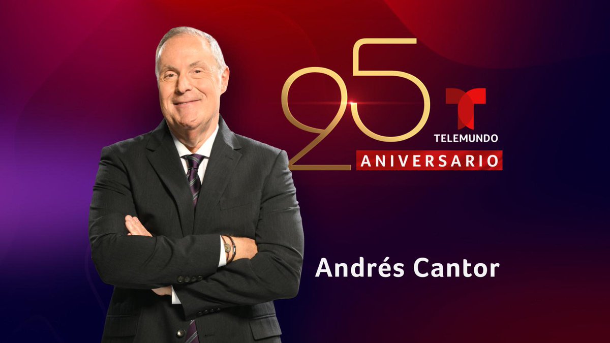 TelemundoHou's tweet image. 🎤 Hoy celebramos el legado de nuestro compañero, colega y amigo @AndresCantorGOL en sus 25 años de carrera memorable e intachable en @Telemundo 👏🏻 ¡acompáñanos en felicitarlo! #AndrésCantor25aniversario #AndrésCantor
#TelemundoHouston es el canal oficial del fútbol ⚽️
