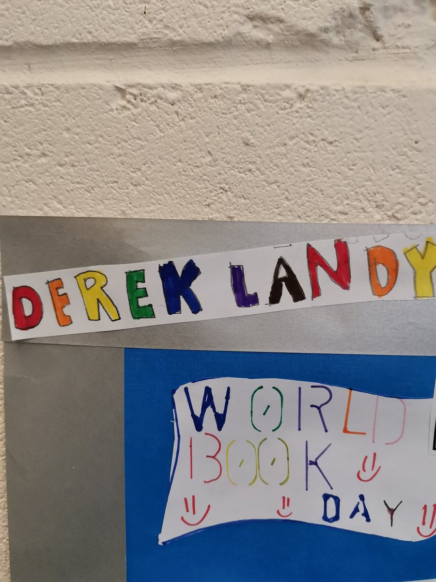 ReadingStarsLS1's tweet photo. @DerekLandy Y5 pupils were celebrating your Skulduggery Pleasant series on World Book Day &amp; I promised them I'd share their message and book cover design with you. Thanks for being a great author and inspiring children to enjoy reading. Can you spot J's outfit? @LongSuttonPS https://t.co/4ER3Wc3ajs