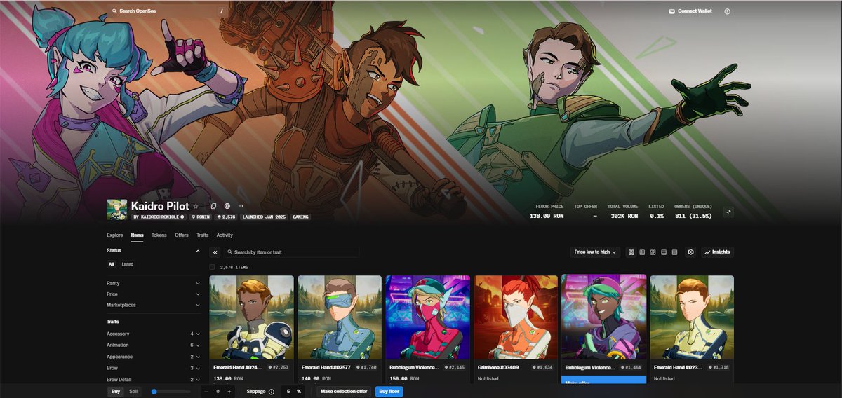 Kaidro Pilots is now on <a href="/opensea/">OpenSea</a>! 🐉

You can now check out the Kaidro Pilots collection on OpenSea!

🔗 Browse the collection here: opensea.io/collection/kai…

But that’s not all—Kaidro Spirit Guardians also got featured! ✨

Check the thread below for the collection link.