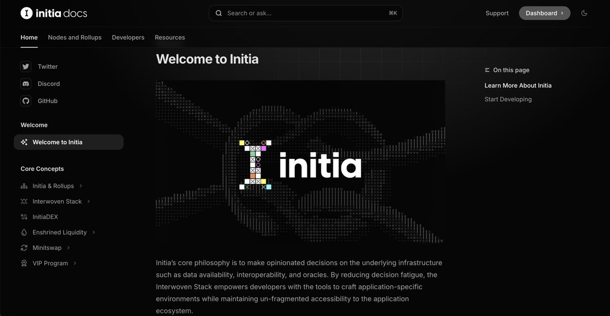 initia's tweet image. Refresh and study the blade
docs.initia.xyz