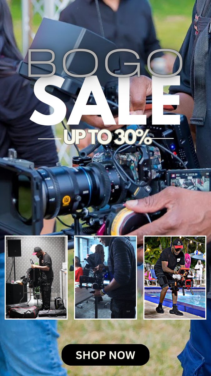 therealsundance's tweet image. Twitter Family™!!!!

For the rest of March and all of April, we're having a 30% BOGO sale on high-quality cinematic solutions packages!

Visit the link in the bio TODAY to take advantage of this limited time offer!!!
#PerAnnumMedia 
#30PercentOff
#CinematographySolutionsProvider