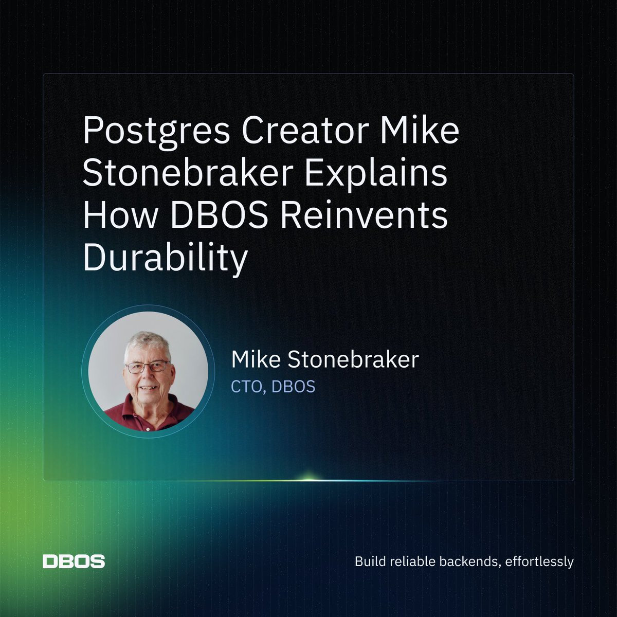 DBOS (@dbos_inc) on Twitter photo From <a href="/PostgreSQL/">PostgreSQL</a> to DBOS, Mike Stonebraker explains how DBOS is improving on tried and true database technology. 🧵 From <a href="/PostgreSQL/">PostgreSQL</a> to DBOS, Mike Stonebraker explains how DBOS is improving on tried and true database technology. 🧵