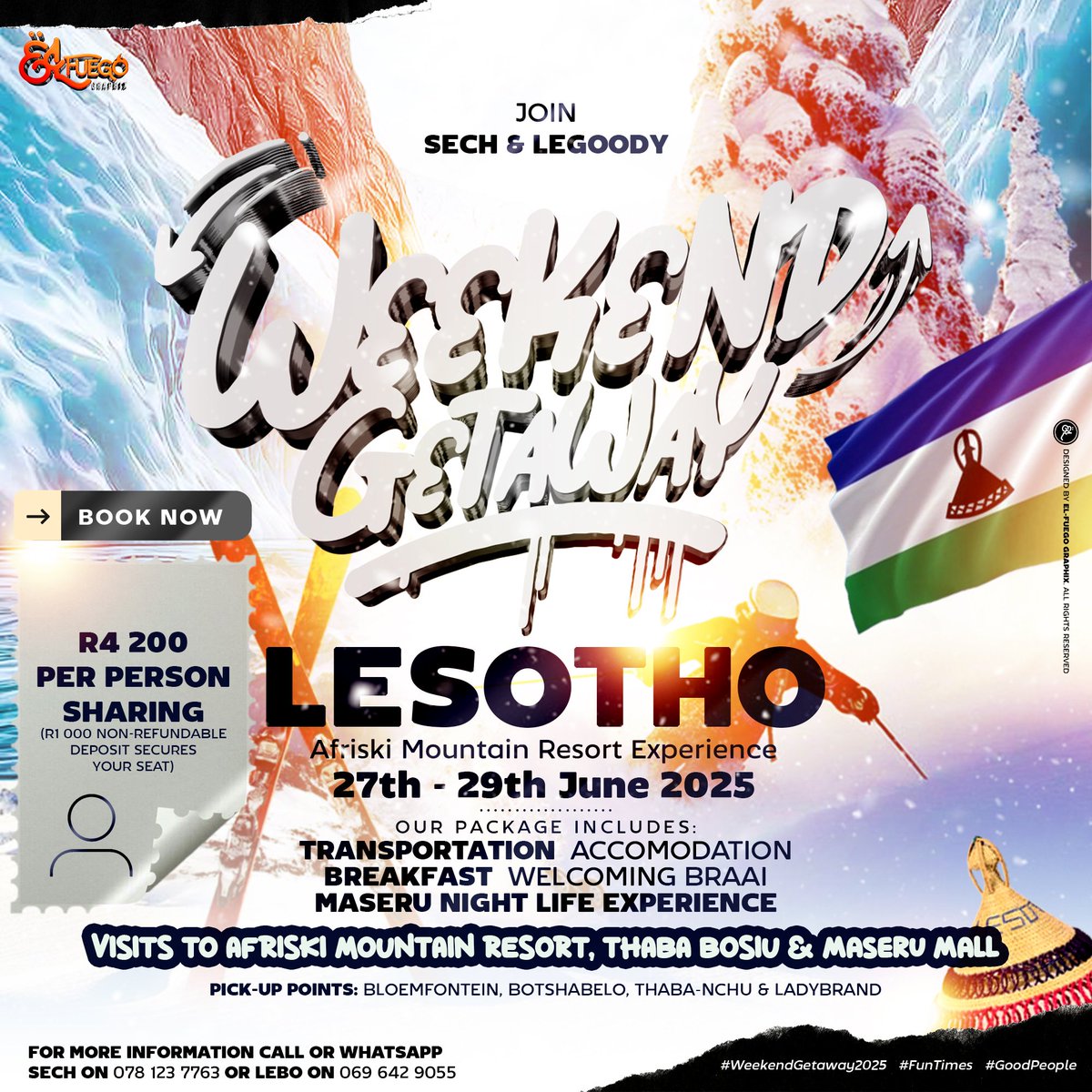 Weekend GetAway 🇱🇸🇱🇸🇱🇸<a href="/LeGoodySA/">Mbulelo ®</a>