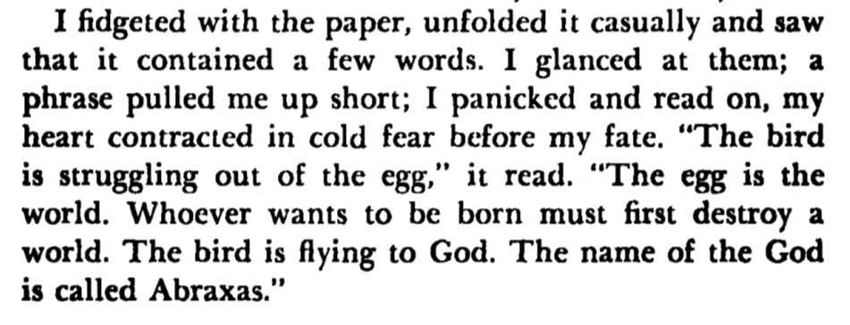 This very specific Hesse quote has fixed half of my gender dysphoria and crisis