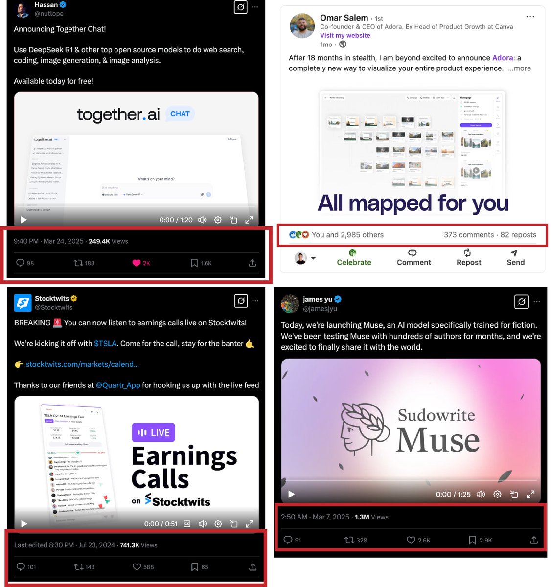 🤯 Nothing makes me happier than seeing my silly product launch videos bringing in these kind of numbers!