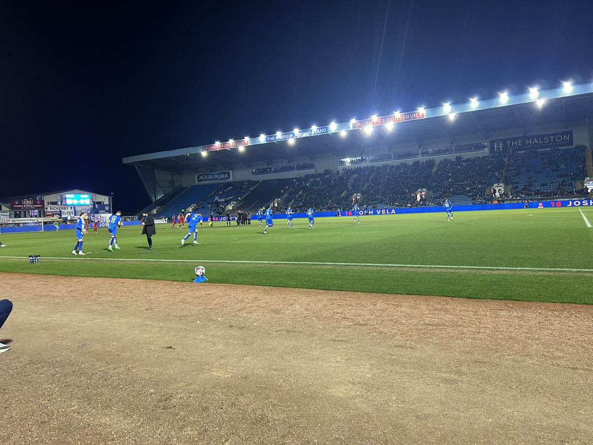 Trying a different view for the match tonight!