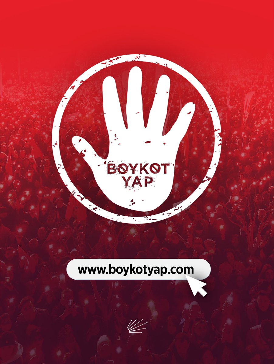 Bizi görmeyeni biz de görmüyoruz!

Tüketimden gelen gücümüzü kullanıyoruz. Boykot listemiz hazır:

🔗 boykotyap.com