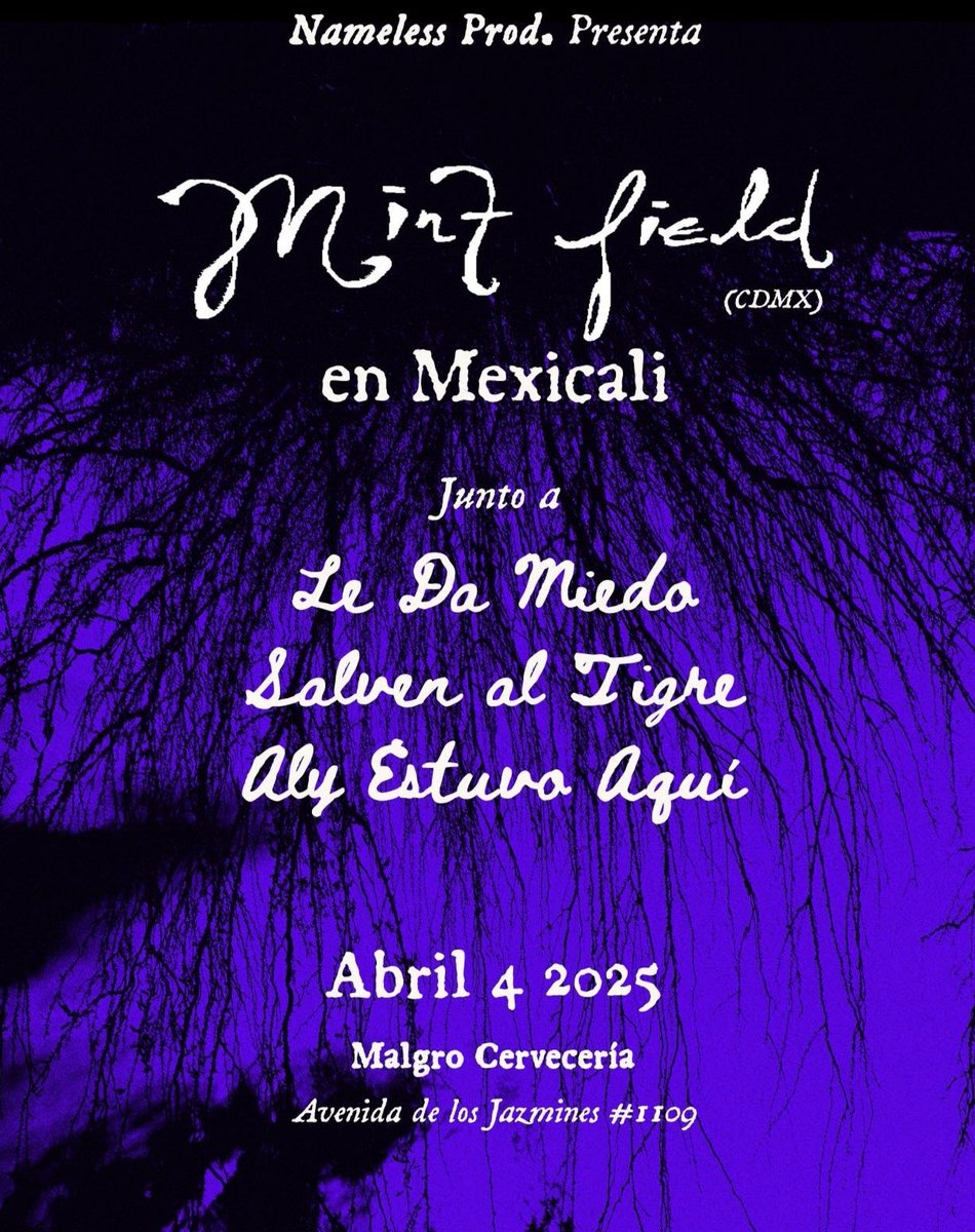 cloudypeeps's tweet image. Next shows for @mintfieldband in Mexicali and Tijuana. #shoegaze #dreampop #dreamgaze #mintfield 🇲🇽