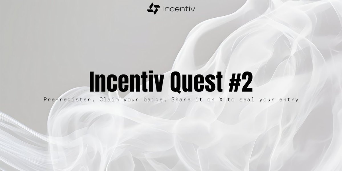 SureshS54069552's tweet image. Incentiv New Quest Live 

Go Complete Fast 🔥🔥 

👉First Tweet About In X

👉Must Submit Tweet Link &amp;amp; Registered Email

That's It 👍

#cryptoup
