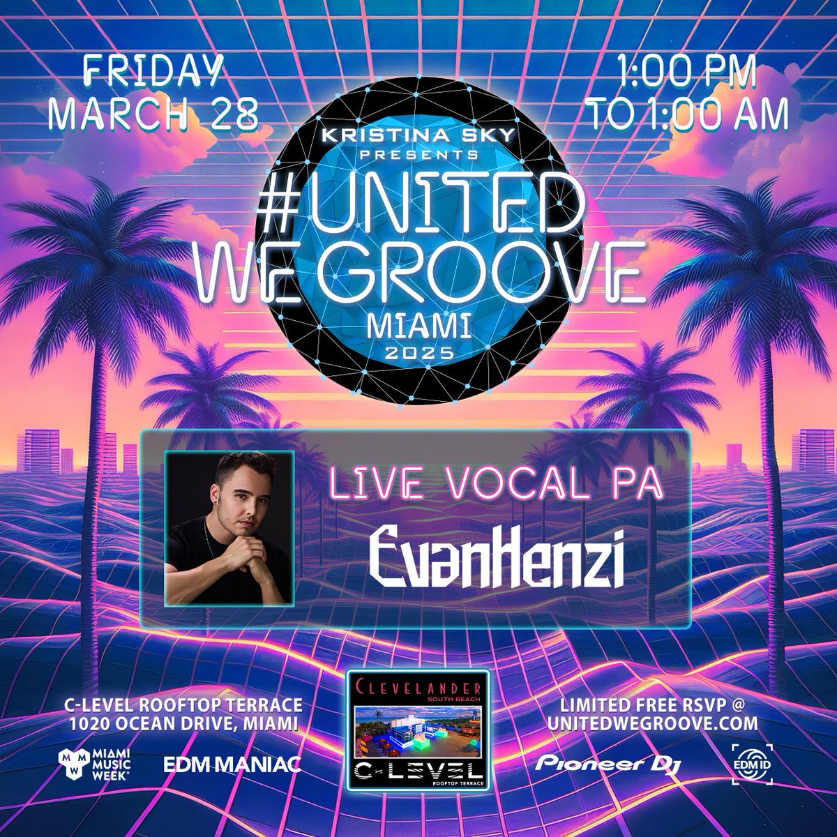 UnitedWeGroove (@unitedwegroove_) on Twitter photo 🌴 Just added to the rooftop lineup! 📢
Live vocal performance by the incredible <a href="/evanhenzi/">Evan Henzi</a> 🪩🪩🎤
Free w/ RSVP: bit.ly/UnitedWeGroove… 🌴 Just added to the rooftop lineup! 📢
Live vocal performance by the incredible <a href="/evanhenzi/">Evan Henzi</a> 🪩🪩🎤
Free w/ RSVP: bit.ly/UnitedWeGroove…