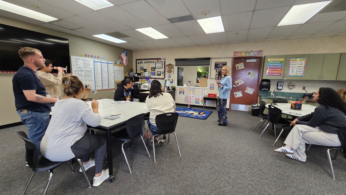 Our Falcons leaders are actively collaborating to refine and enhance our classroom calming centers. Through shared insights and constructive feedback, we're creating supportive spaces that promote emotional well-being and focused learning. #FalconsUnitedInExcellence