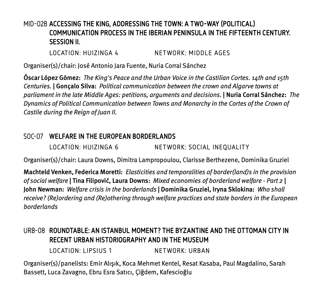 ncorrals's tweet photo. Allá vamos... vienen días intensos en #ESSHC-Leiden, pero seguro que productivos.
La organización aceptó los dos paneles que propusimos desde nuestro proyecto y que tengo el placer de coordinar (y más viendo eso de "location: Huizinga").
Hablaremos de comunicación política⬇️ https://t.co/b1fL5nPoCr