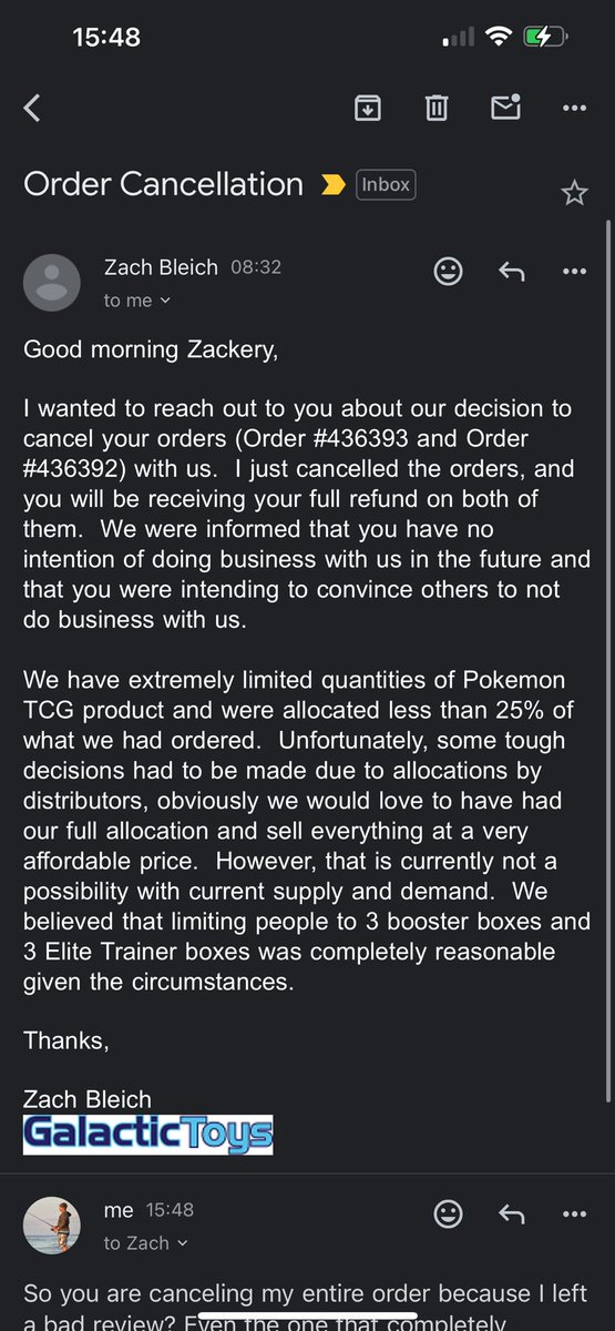 _FLIP's tweet image. @GalacticToyz canceling my pre order order because I left a review they didn’t like on Facebook has to be illegal 🤡🫵🏾