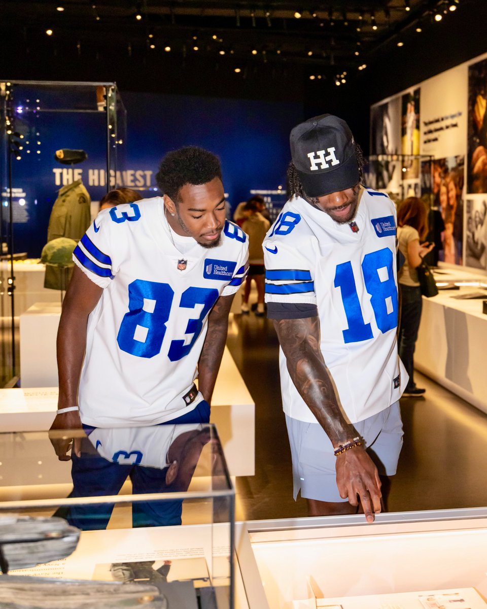 dallascowboys's tweet image. A home for our heroes 🇺🇸⭐️ 

Yesterday, we stopped by the @MohMuseum for a behind-the-scenes look into the history ahead of today's grand opening.  

🎟️ Get your tickets now at mohmuseum.org!