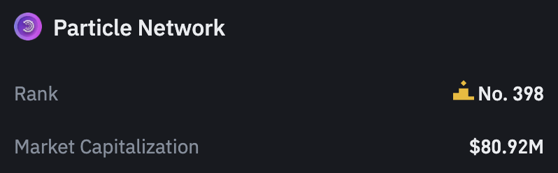 $PARTI / <a href="/ParticleNtwrk/">Particle Network</a>

There was a time when even the least-known projects launched with a $200-$300M market cap

Now, liquidity is nearly gone, and binance listing doesn’t hold the same weight anymore

Only two exchanges can directly impact mcap now: Upbit &amp; Coinbase
