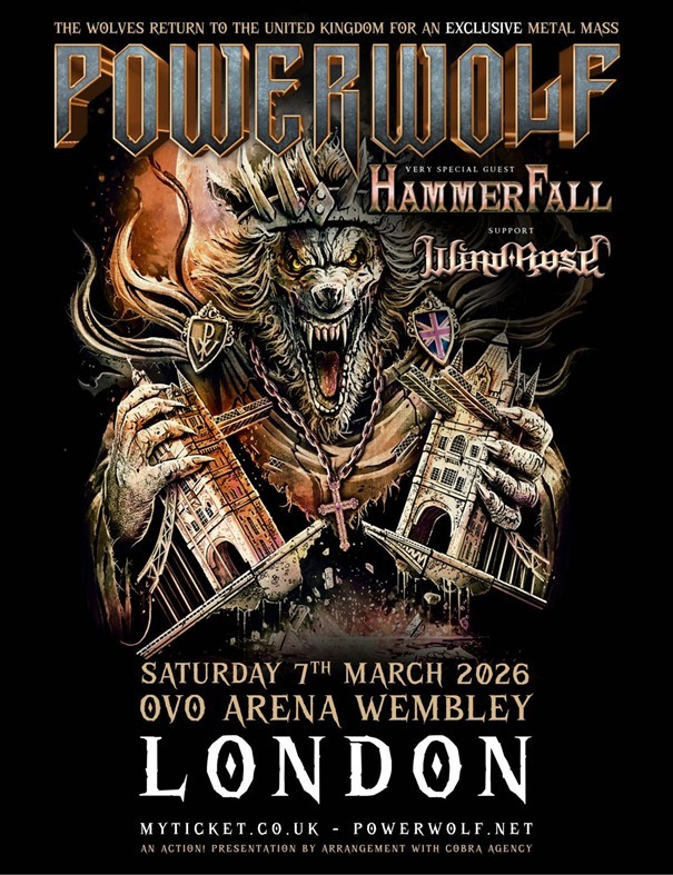 NEWS: <a href="/powerwolfband/">Powerwolf</a> Announce Exclusive Metal Mass UK show at Wembley 7 March 2026 Support from <a href="/HammerFall/">HammerFall</a> &amp; <a href="/windroseband/">Wind Rose</a> 
🤘Read more #News at happymetalgeek.com/news-powerwolf…