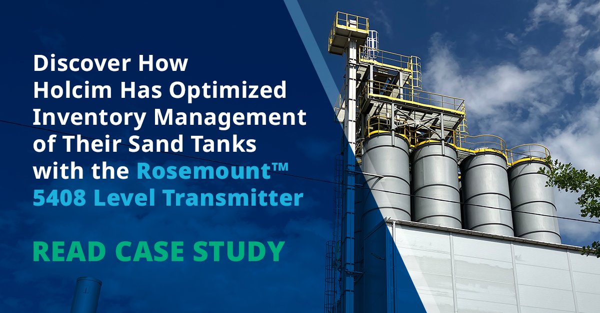 EMR_Automation's tweet image. [Case Study] Learn how a leading global building solutions provider improved their inventory management with radar level measurement in their sand tanks. emr.as/IlMX50UHsZE

#LevelMeasurement #RadarLevelMeasurement