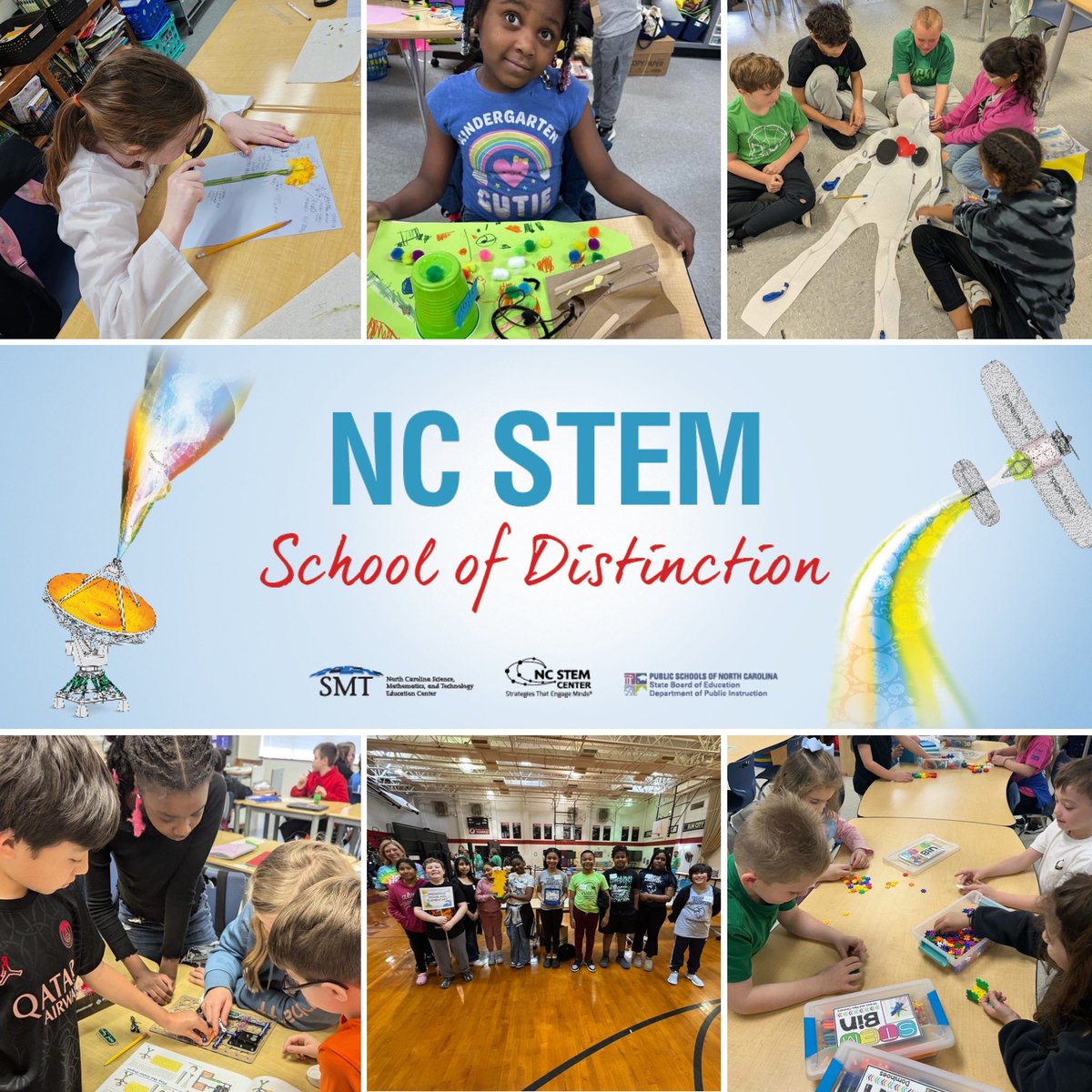 WilsonSchoolsNC's tweet image. Shout Out! to Frederick Douglass ES for being named a NC STEM School of Distinction! They’re the first in Wilson County to earn this honor! Only 54 schools statewide have received this recognition. Huge congrats to the students, staff and families! 🚀🌟 #WCSistheBEST #STEMatWCS
