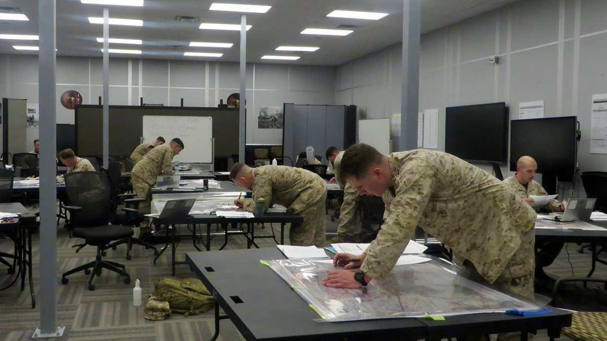 AMWC 2-25 tackled a high-intensity Tactical Decision Game! Students put their strategic thinking to the test in a simulated scenario set in Grozny, navigating complex urban warfare challenges. #MCTOG #USMC #Marines #AMWC #Grozny #tdg