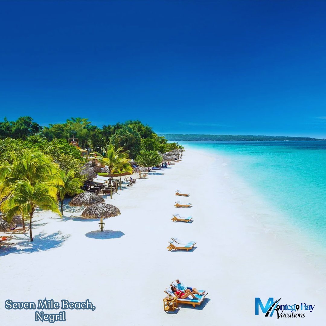 mobayvacations's tweet photo. Relax on the soft white sand, swim in crystal-clear waters, and enjoy breathtaking sunsets at Seven Mile Beach. Book your ride to paradise today with Montego Bay Vacations! 🚖

#MontegoBayVacations #SevenMileBeach #NegrilJamaica #TropicalVibes #CaribbeanGetaway #JamaicaVacation https://t.co/qVBtVTzq75