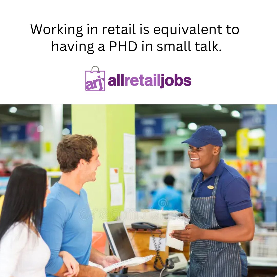 AllRetailJobs's tweet image. #retail #retailhumor #retailindustry
