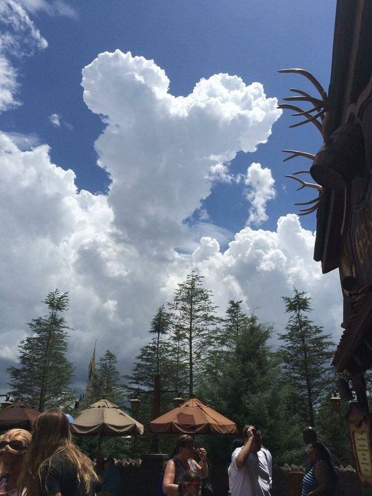 hidden mickeys show up in the sweetest places ☁️🌤️☁️