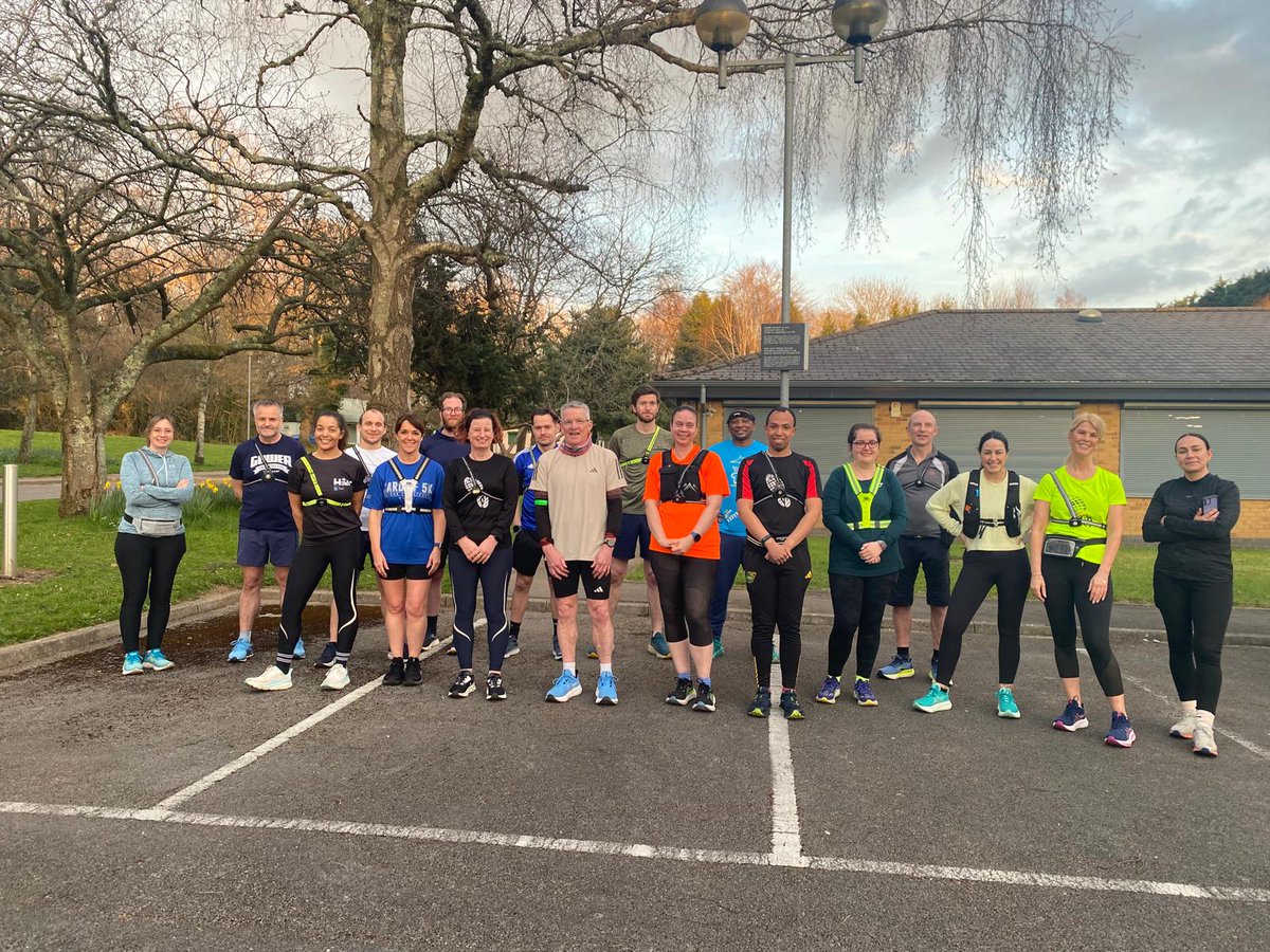 Everyone ran the 8km tonight 👏💪🏃‍♀️Well done all! #cardiffrunners #cardiff #runheath