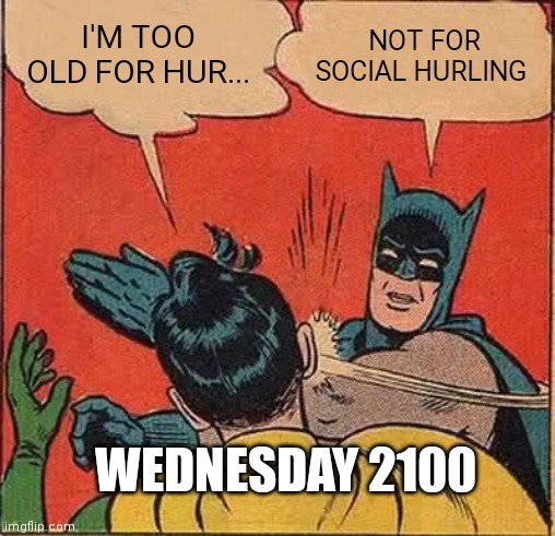 We will be back out this Wednesday at 2100 on the back pitch at aquinas. 
<a href="/AWARENI/">AWARE NI</a> <a href="/BredaghGAC1/">Bredagh GAC</a> <a href="/EastBelfastGAA/">East Belfast GAA</a> <a href="/ParadorLodge/">Parador Lodge</a> <a href="/CarryduffCLG/">Carryduff GAC</a>