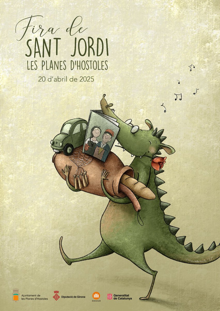 S’acosta el 23 d’abril i això és sinònim de la segona fira de Sant Jordi que celebrarem el dia 20 d’abril i els dies previs amb tota aquesta programació!!