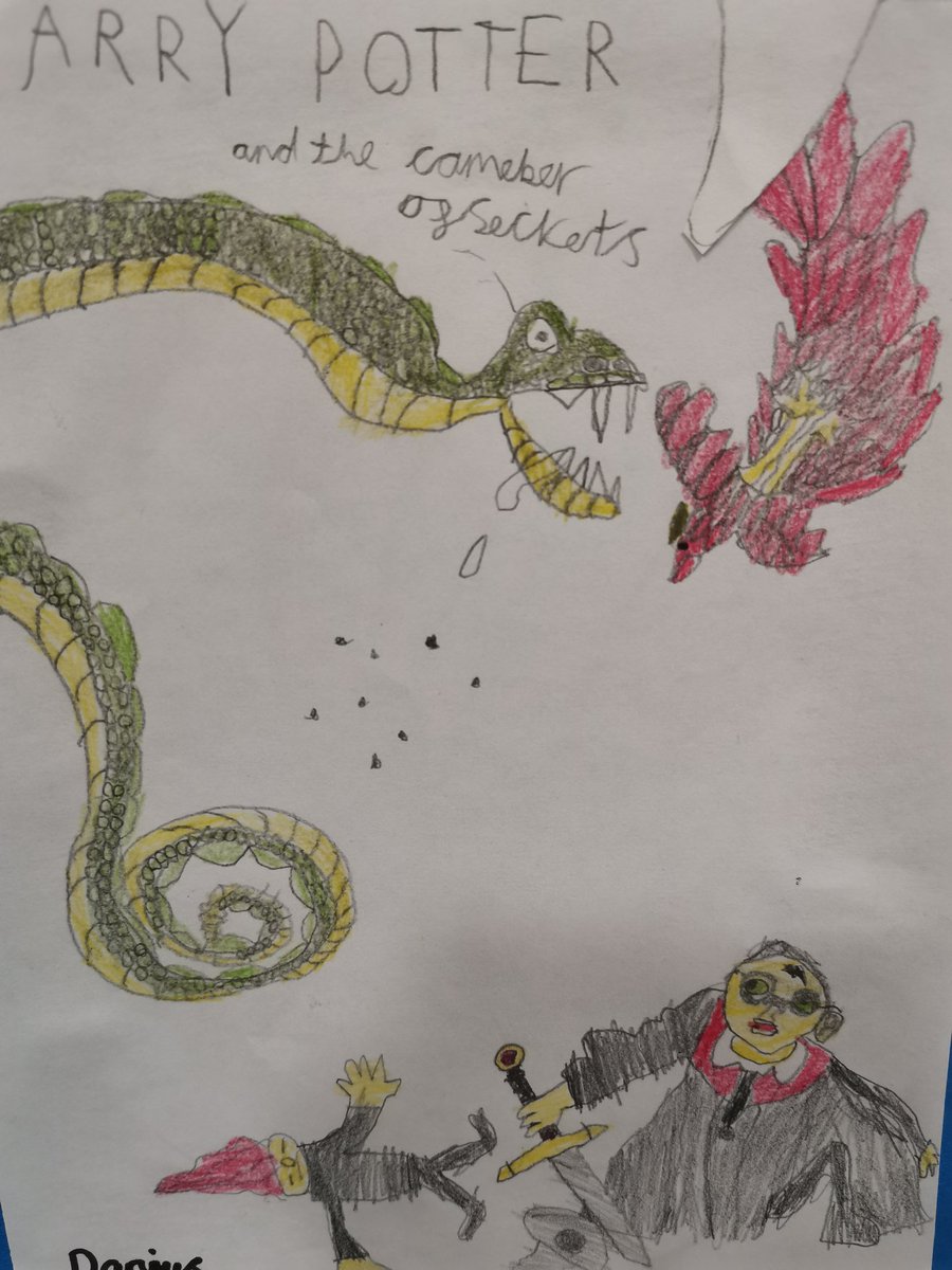 ReadingStarsLS1's tweet photo. @jk_rowling Y5 pupils asked us to share some of their work celebrating their love for Harry Potter books on World Book Day.  Hope you like them... @LongSuttonPS https://t.co/tJqLpMimXU