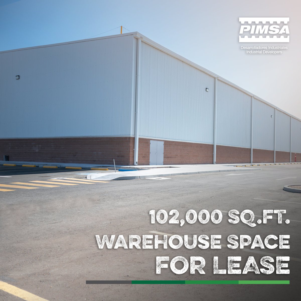 Prime Industrial Facility for Lease🏭
✅Total Space: 102,000 Sq. Ft.
✅Loading dock: Two (2) 8ft x 10ft
✅Forklift Ramp: One (1) 14ft x 16ft
✅Min. Clear Height: 30 ft
📍Location: Immediate distance from the US-Mexico Commercial Port of Entry
#industrialbuilding #Mexicali #Mexico
