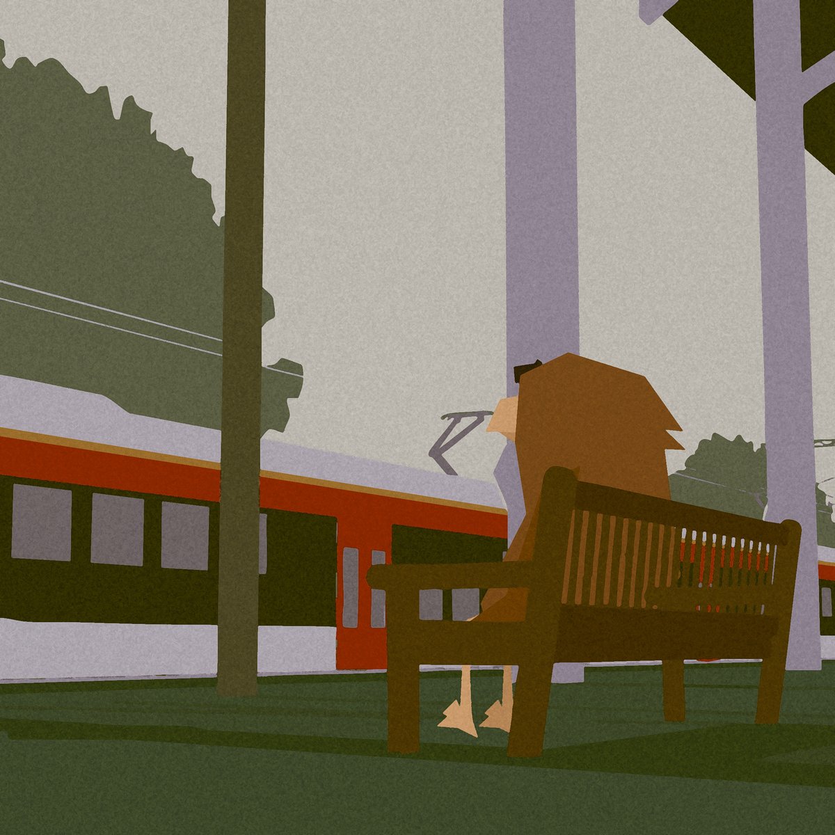 I would like to create more LOFI illustrations with this new character

It helps me follow my heart and connect with the hawk community.