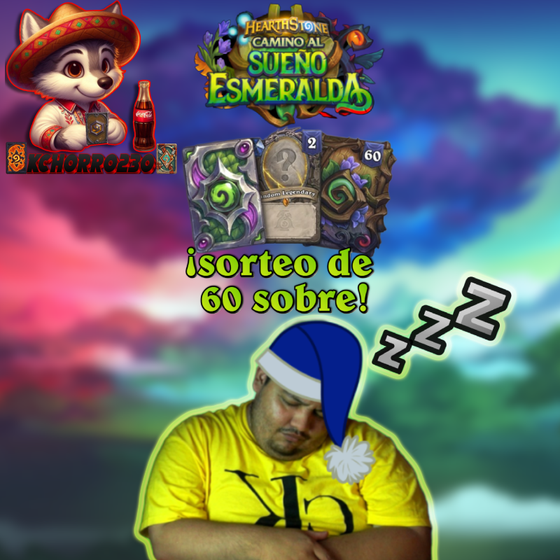 kchorro230 (@kchorro230) on Twitter photo ¿Que paso mi gente olor a chetos?
¡Gracias a <a href="/PlayHSLATAM/">Hearthstone LATAM</a> tenemos sorteo 🎁!
🐉#HaciaelSuenoEsmeralda🐲
El 25 de marzo
para participar
👇👇
-❤ y 🔁
-seguirme en twitch.tv/kchorro230 y youtube.com/@kchorro2306
-mencionar a un amigo
-estar en el sorteo
-tener fe (?) ❤ ¿Que paso mi gente olor a chetos?
¡Gracias a <a href="/PlayHSLATAM/">Hearthstone LATAM</a> tenemos sorteo 🎁!
🐉#HaciaelSuenoEsmeralda🐲
El 25 de marzo
para participar
👇👇
-❤ y 🔁
-seguirme en twitch.tv/kchorro230 y youtube.com/@kchorro2306
-mencionar a un amigo
-estar en el sorteo
-tener fe (?) ❤