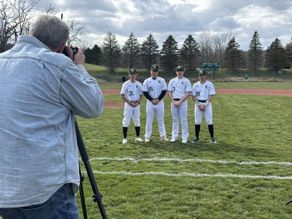 FCIrishBaseball's tweet photo. Media day for the Irish.  #PushTheBoulder https://t.co/RKohkBhZQa