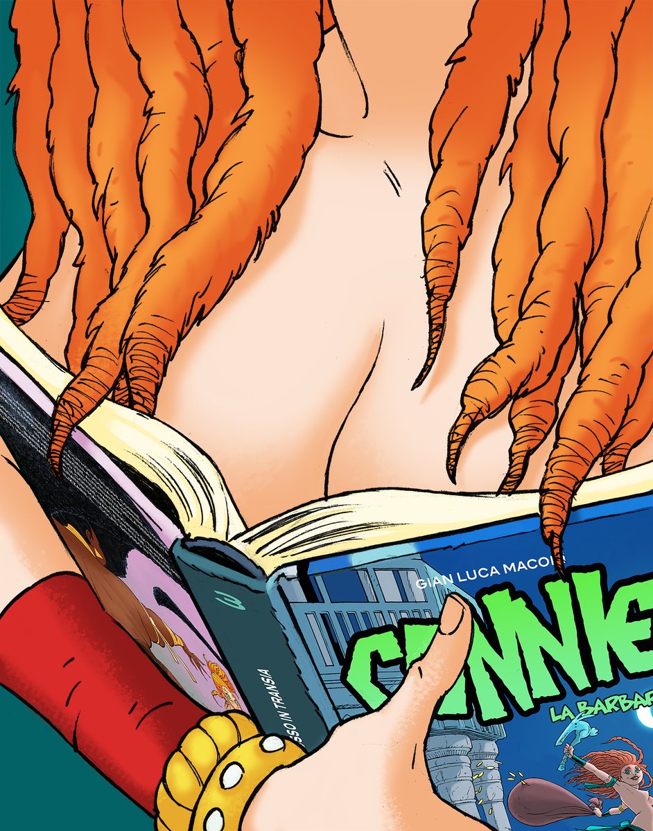 Book 'N' Boob trend! Connie reminds you that you can follow the w.i.p. of her stories on patreon.com/c/gianlucamaco…
and you can buy her books on tentacleweb.it/product-catego…
🫦