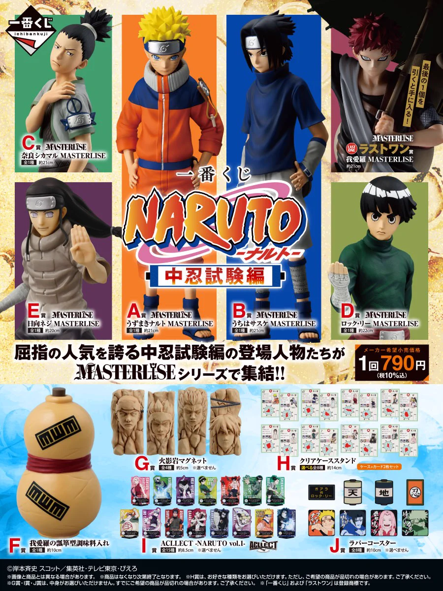 NARUTO 我愛羅 缶バッジ 一番くじ ラバーストラップ 19点セット NARUTO