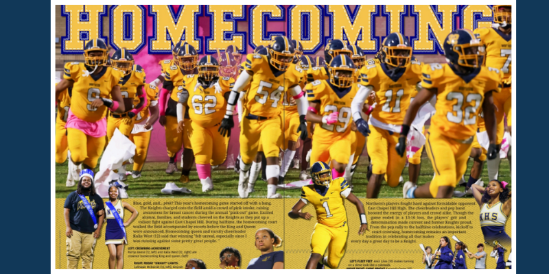 Polaris Yeabook Staff Earns 1st Place for Spread Design dpsnc.net/o/northern/art…