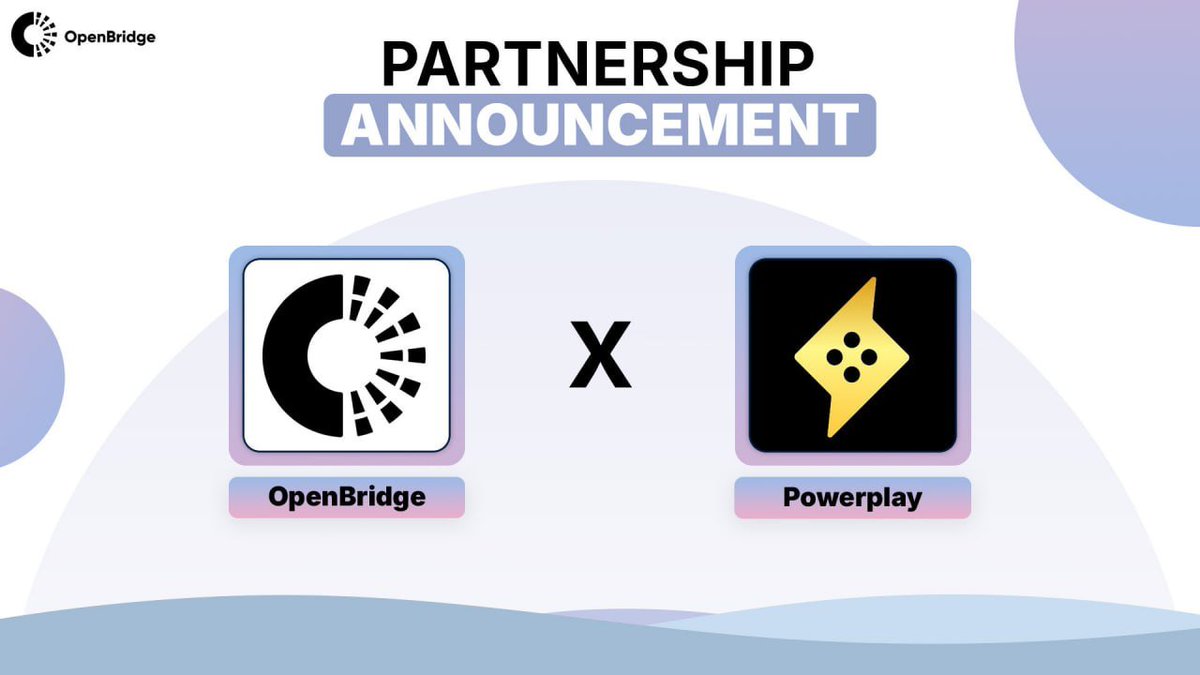 Open Bridge (@openbridgeai) on Twitter photo π Exciting Partnership Alert π
<a href="/OpenBridgeAI/">Open Bridge</a> π€ @vipowerplay
π OpenBridgeAI
β’ The first cross-chain decentralized oracle (DON)
β’ Empowers smart contracts with real-time, AI-validated data
β’ Ensures trust, scalability, and interoperability across blockchains
π Website: π Exciting Partnership Alert π
<a href="/OpenBridgeAI/">Open Bridge</a> π€ @vipowerplay
π OpenBridgeAI
β’ The first cross-chain decentralized oracle (DON)
β’ Empowers smart contracts with real-time, AI-validated data
β’ Ensures trust, scalability, and interoperability across blockchains
π Website: