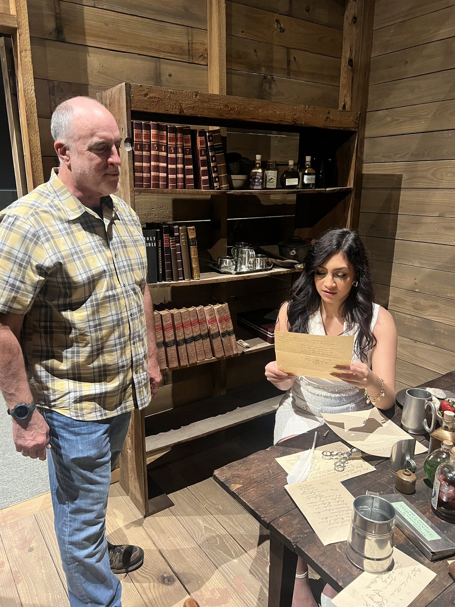 shsucailife's tweet photo. Jackelin met with the Director of the Museum and toured some of Sam Houston’s amazing history! 

#samswitch #shsu #shsutraditions https://t.co/bwoxq0ogFj