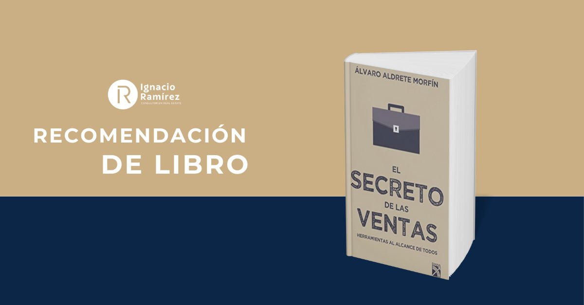 IRconsultor's tweet image. Si quieres mejorar en ventas, &quot;El secreto de las ventas&quot; de Álvaro Aldrete Morfin es una gran elección.

Te ayudará a conectar con clientes y cerrar más negocios.

#realestate #libros #recomendacionlibros