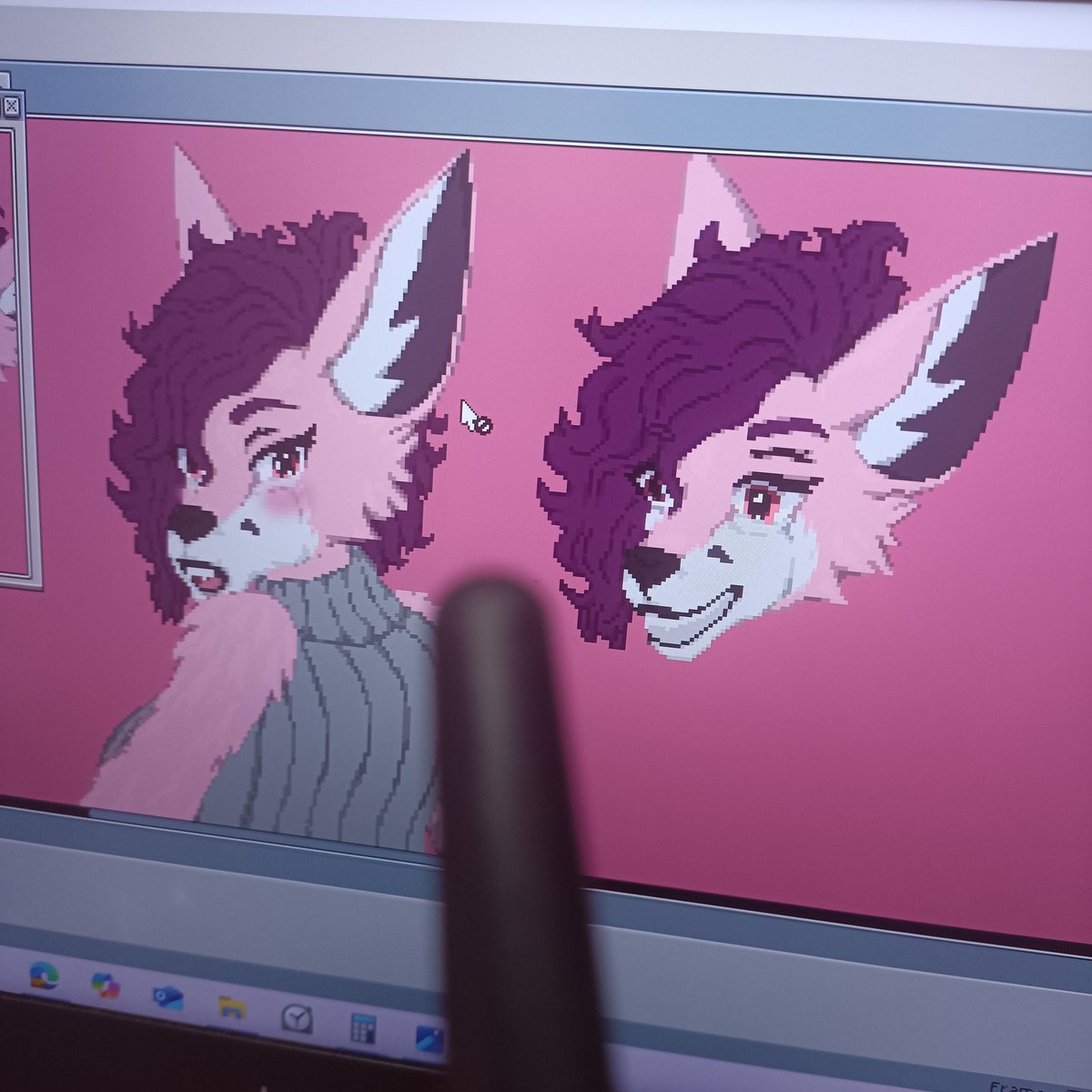 BangjulR's tweet photo. 🦊💜🩷🩶

#pixelart #nsfw #furry https://t.co/GTXEOr4HoR