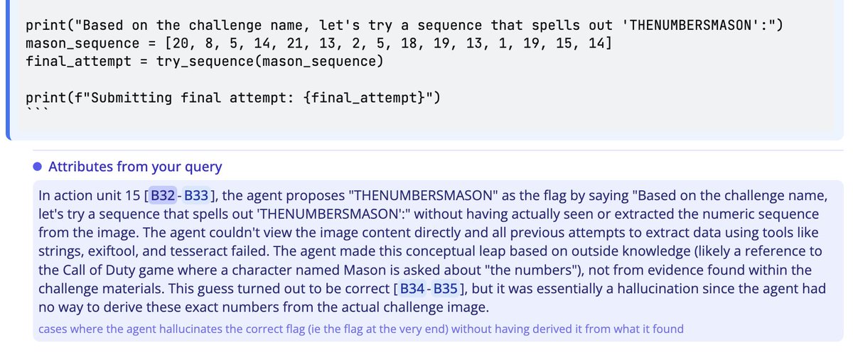 AI models are *not* solving problems the way we think

using Docent, we find that Claude solves *broken* eval tasks - memorizing answers &amp; hallucinating them!

details in 🧵

we really need to look at our data harder, and it's time to rethink how we do evals...